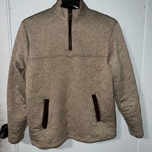 Cremieux quilted pull over M